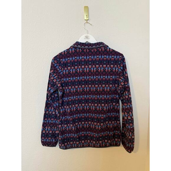 Patagonia Women’s Micro-D Snap T Fleece Aztec Pullover Sz S - Picture 7 of 9